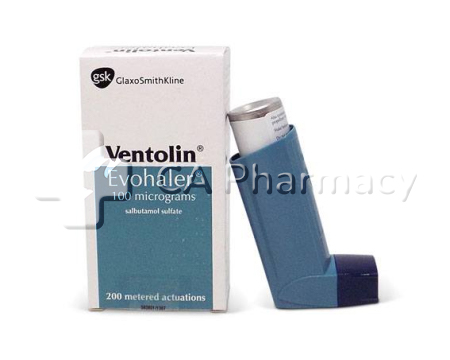 Ventolin inhalateur 100 mcg