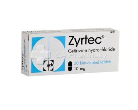 Chlorhydrate de Zyrtec cétirizine